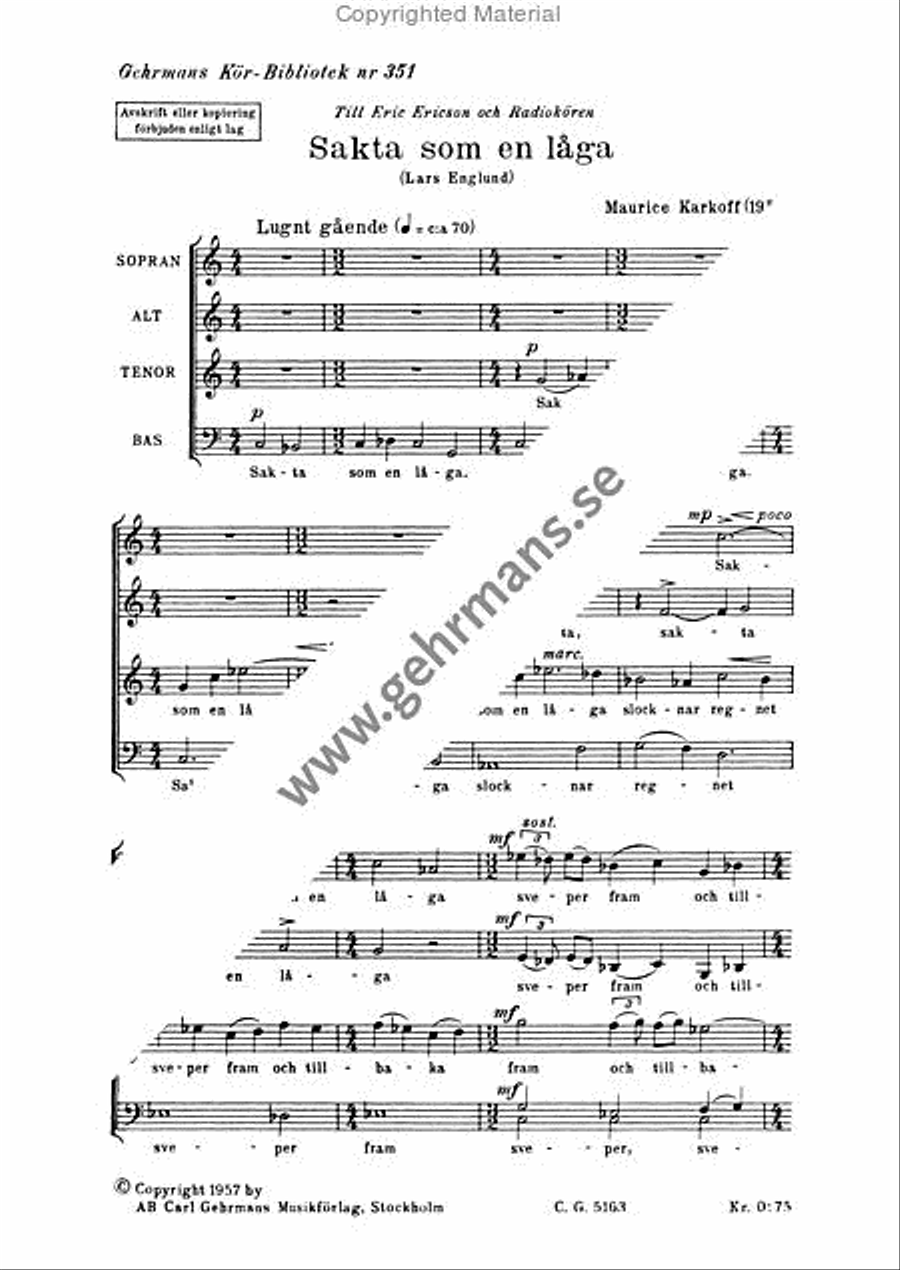 Sakta som en laga 4-Part scores gallery preview page 2