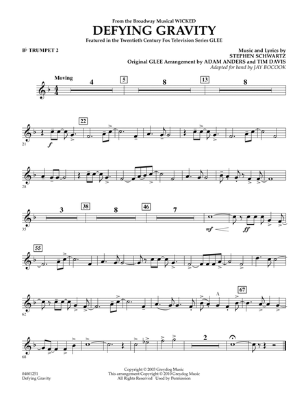 Defying Gravity (from Wicked) - Bb Trumpet 2
