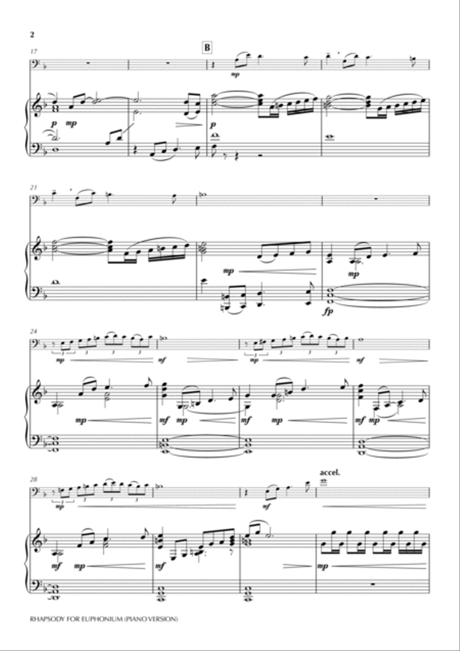 Rhapsody for Euphonium