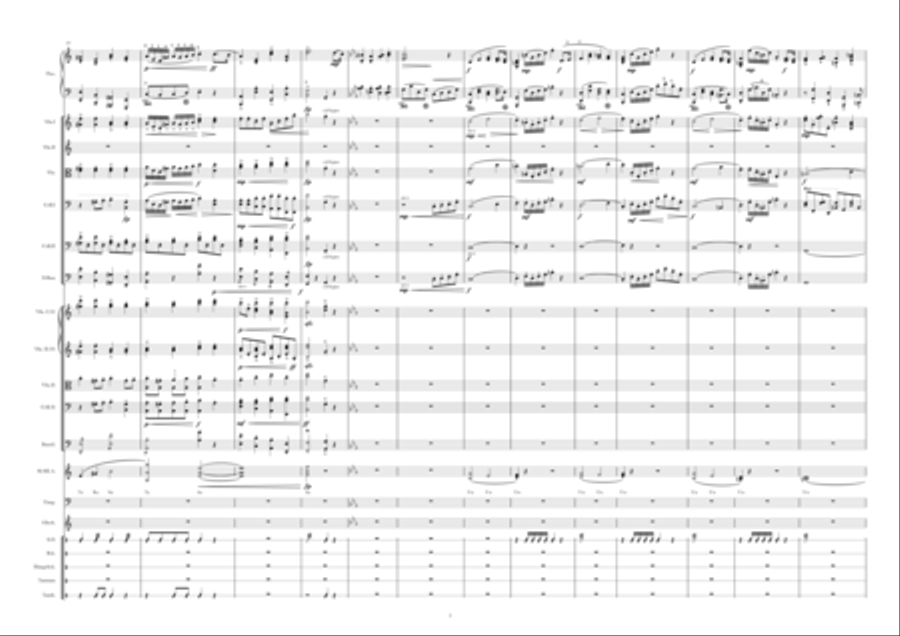 Mathilda´s Theme (Full Score) Chamber Music scores gallery preview page 3