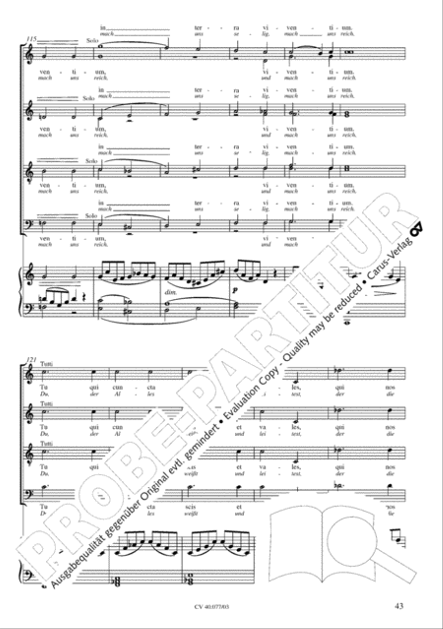 Lauda Sion Lauda Sion 4-Part scores gallery preview page 48