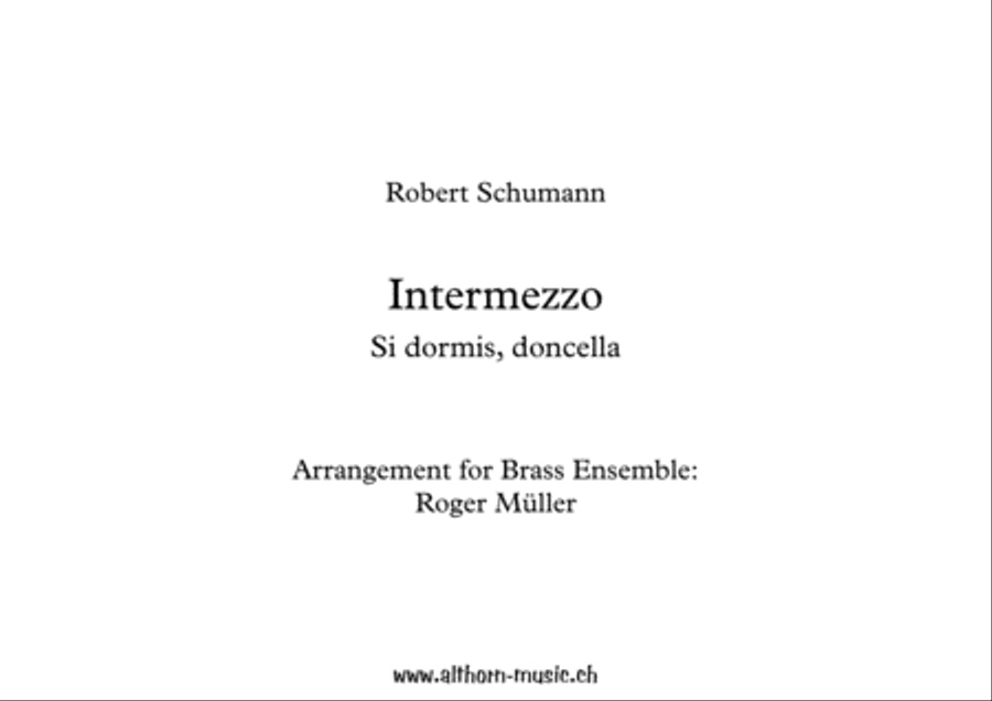 Intermezzo - Si dormis, doncella image number null