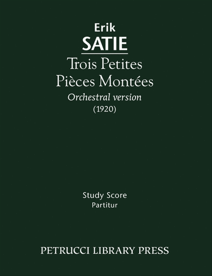 Trois petites pieces montees Orchestra scores gallery preview page 1
