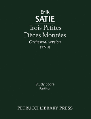 Book cover for Trois petites pieces montees