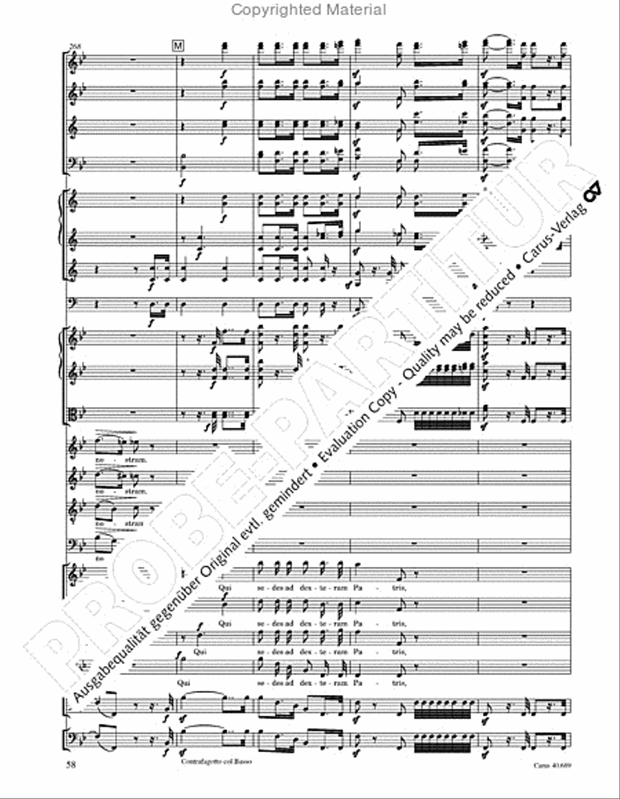 Missa solemnis Missa solemnis 4-Part scores gallery preview page 74