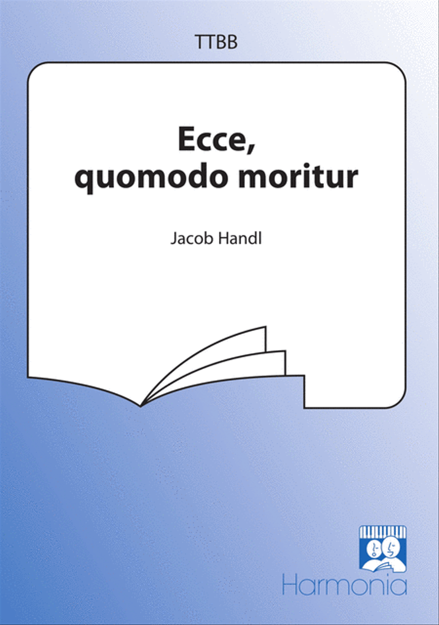 Ecce, quomodo moritur Ecce, quomodo moritur TTBB scores gallery preview page 1