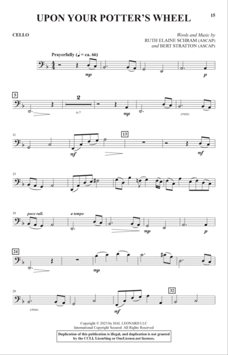 Upon Your Potter's Wheel Upon Your Potter's Wheel 4-Part scores gallery preview page 14