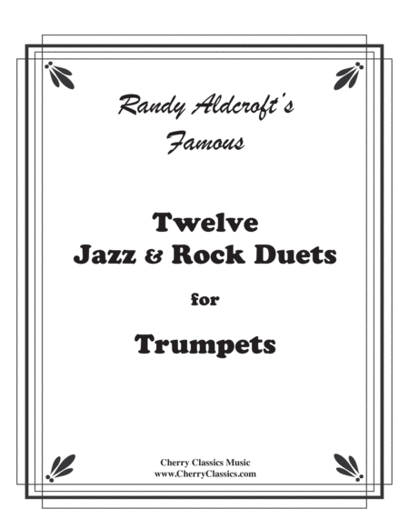 Twelve Jazz/Rock Duets for Trumpets