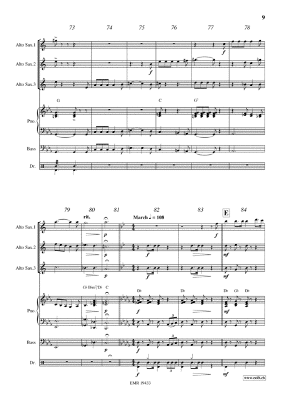 Nautical Airs Alto Saxophone scores gallery preview page 9