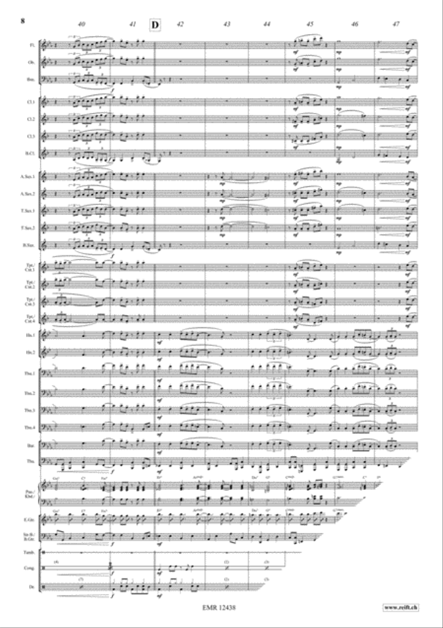 Chicago Concert Band scores gallery preview page 8