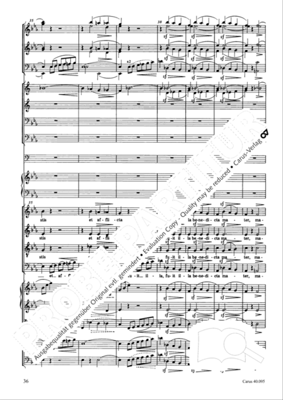 The Seven Words (Die Sieben Worte) 4-Part scores gallery preview page 51