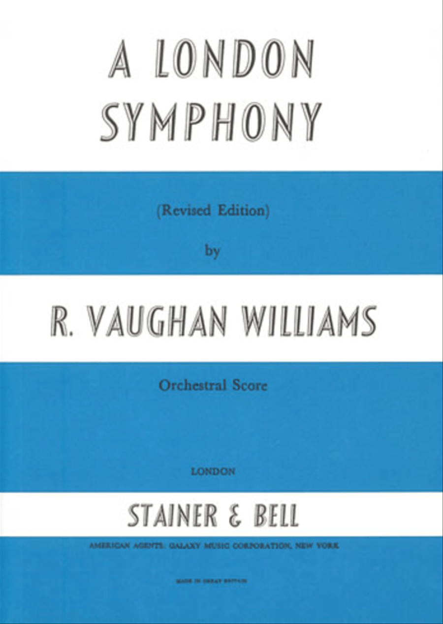 A London Symphony A London Symphony Full Orchestra scores gallery preview page 1