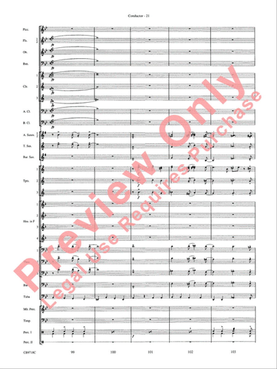 Gershwin! (Medley) Gershwin! (Medley) Concert Band scores gallery preview page 24