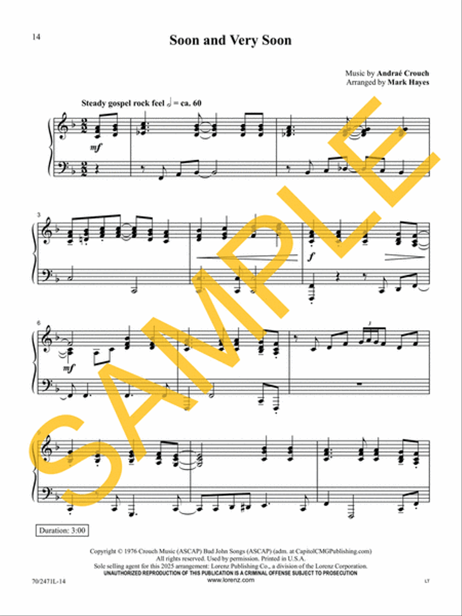 Through It All Piano Solo scores gallery preview page 11