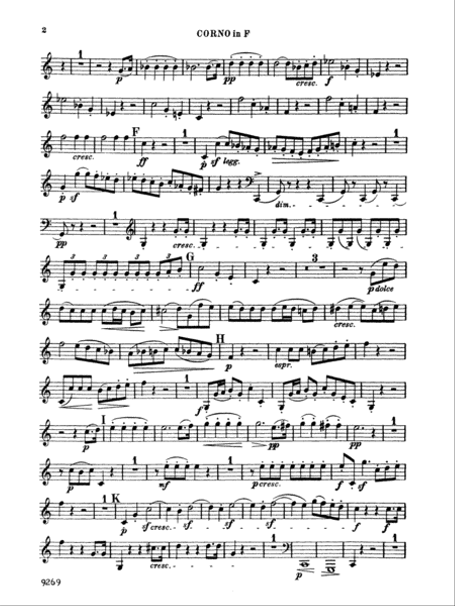 Horn Sonata, Op. 17: Horn Horn Solo scores gallery preview page 2