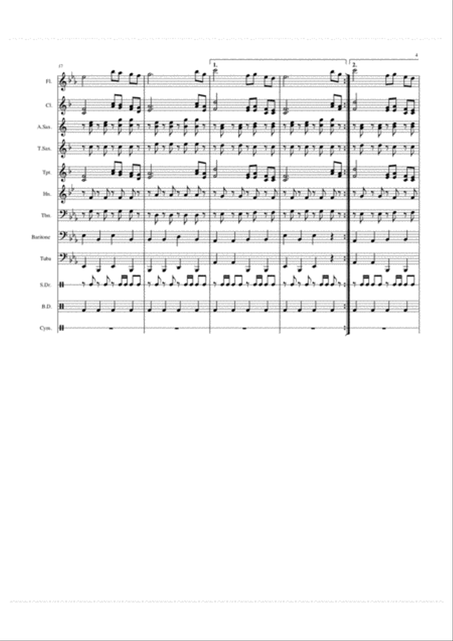 Southland March Concert Band scores gallery preview page 4