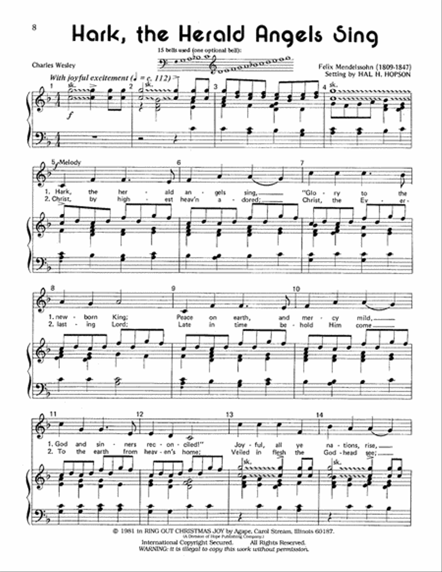 Ring Out Christmas Joy Choir scores gallery preview page 10