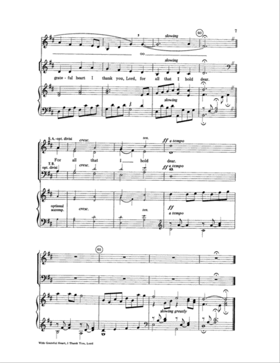 With Grateful Heart, I Thank You, Lord 2-Part scores gallery preview page 7