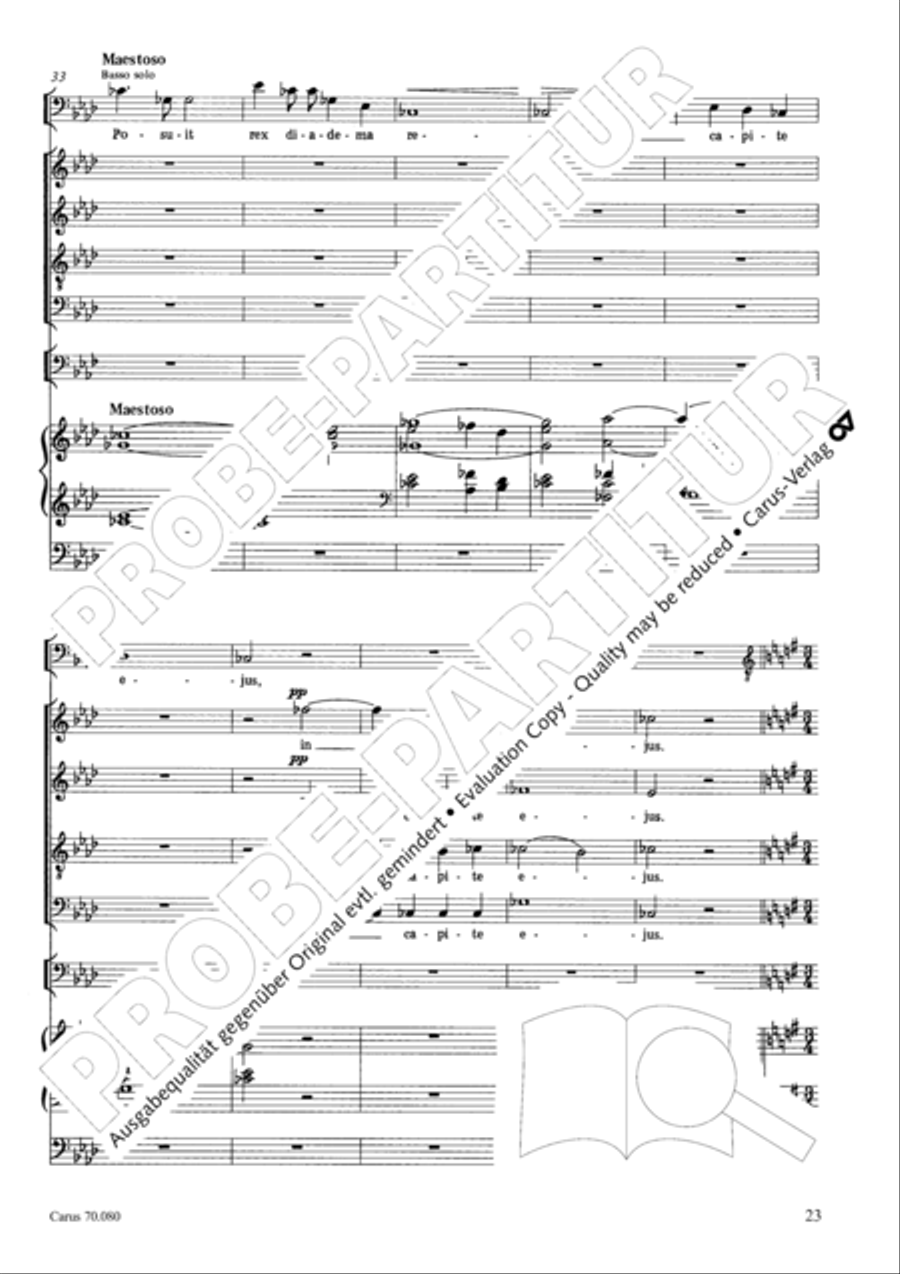 Five Short Sacred Compositions (Funf kleinere Kirchenwerke) Score scores gallery preview page 37