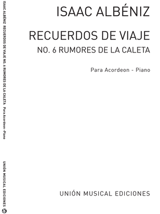 Book cover for Rumores De La Caleta - Malaguena