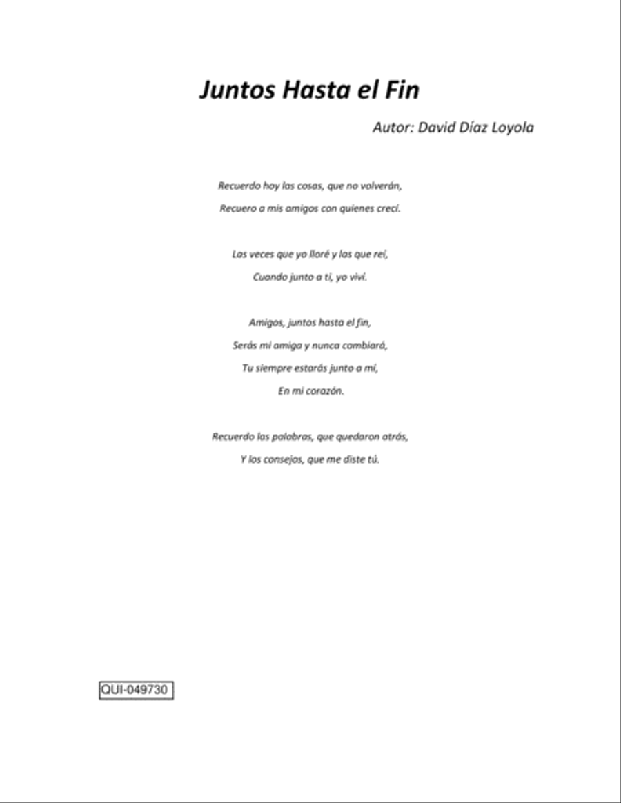 Juntos hasta el fin Op.8 Nro.2 Voice scores gallery preview page 2