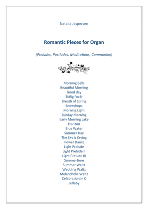 Romantic Pieces for Organ