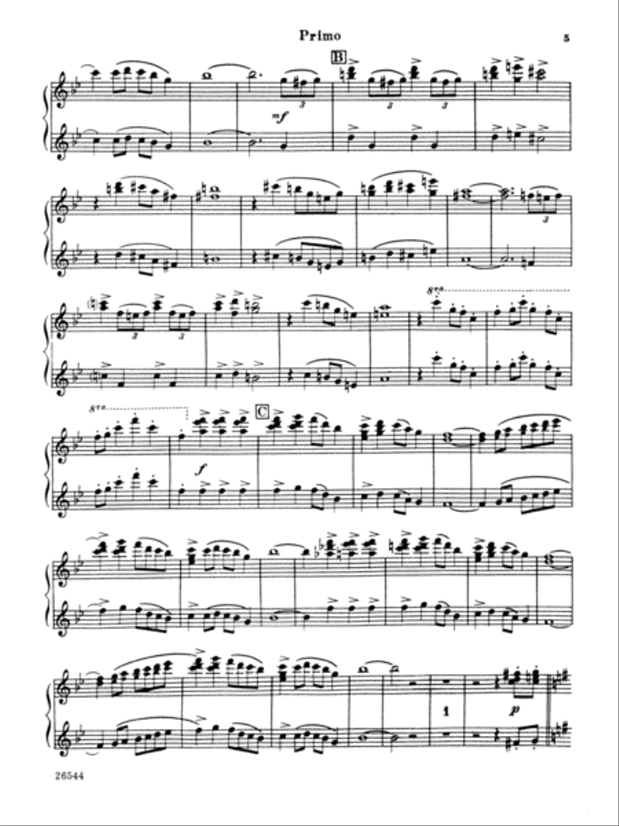 Sleigh Ride - Piano Duet (1 Piano, 4 Hands) 1 Piano, 4-Hands scores gallery preview page 4
