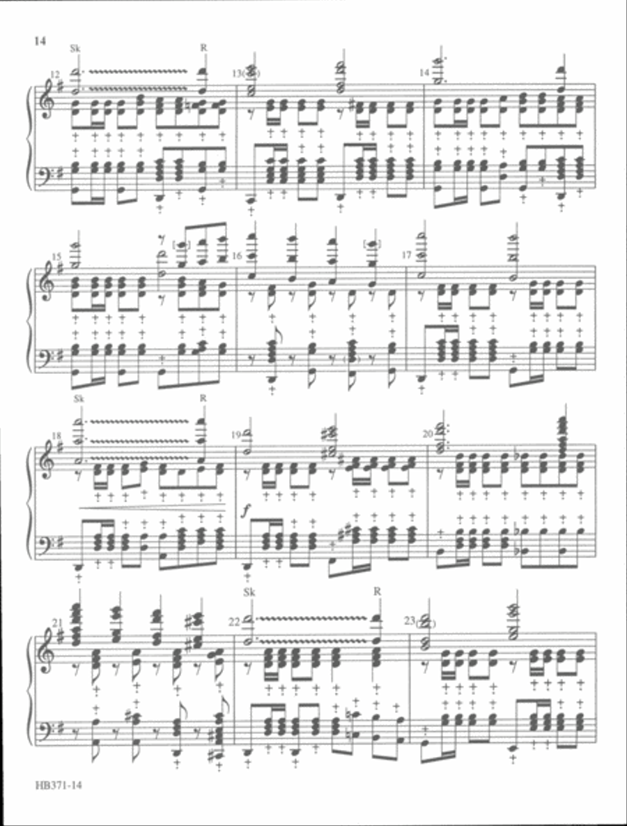 Three Hymns for Easter (3-5 octaves) 5-Octaves scores gallery preview page 7