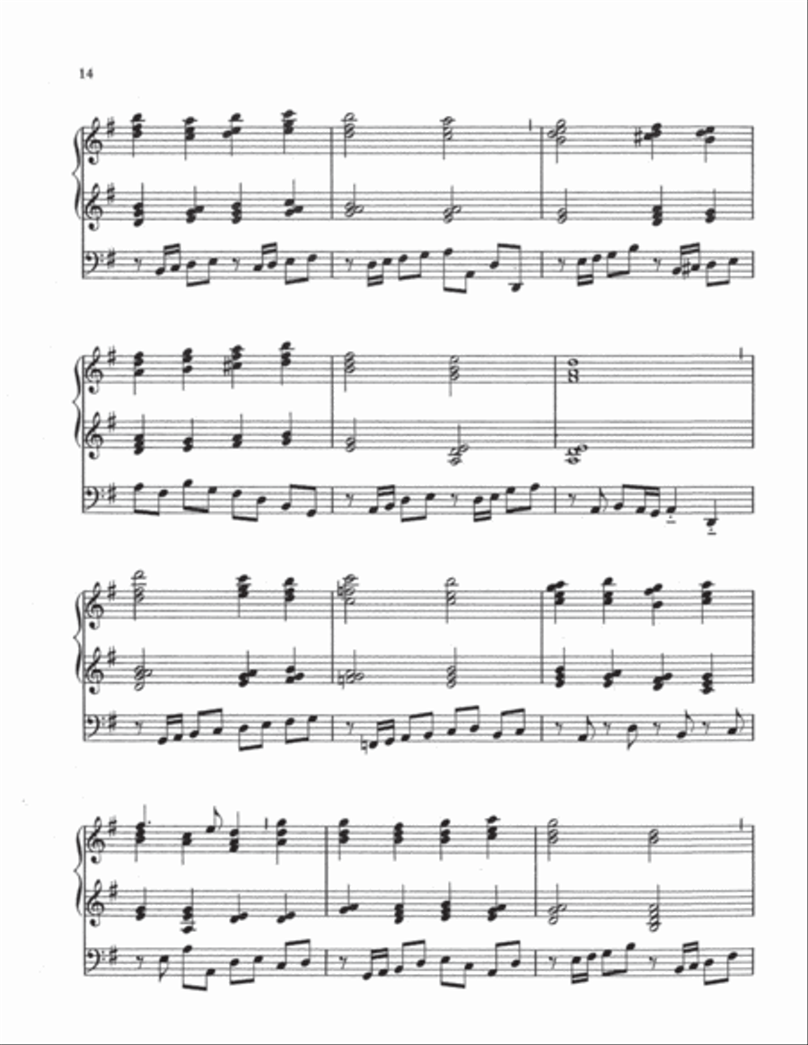 Partita on Adeste Fideles Organ scores gallery preview page 14