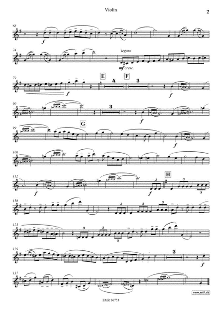 Bayerische Swing Polka Violin Solo scores gallery preview page 4