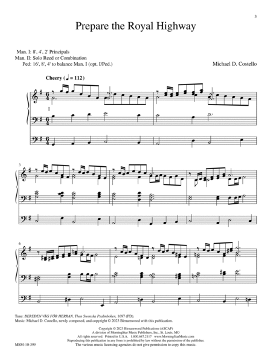 Advent Organ Book Organ scores gallery preview page 3