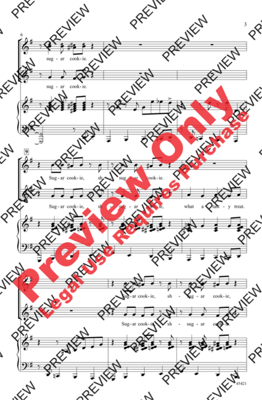 Sugar Cookie! - SoundTrax CD (CD only) Choir scores gallery preview page 3
