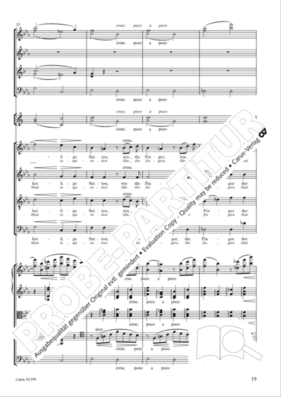 Schicksalslied, Op. 54 4-Part scores gallery preview page 20