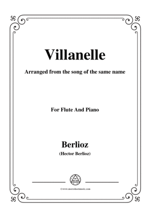 Berlioz-Villanelle,for Flute and Piano