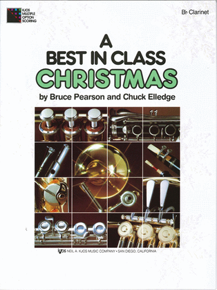 Book cover for A Best in Class Christmas - Bb Clarinet