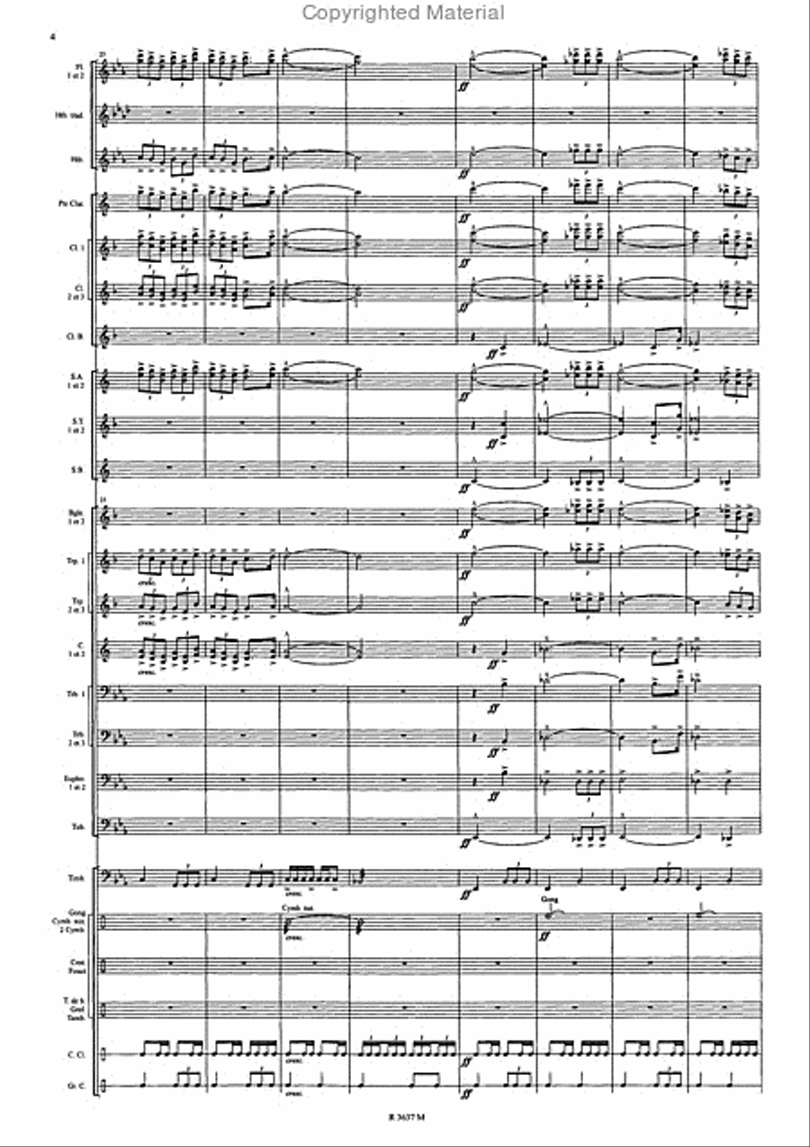 Ambaixadora Contrabandistas Concert Band scores gallery preview page 5