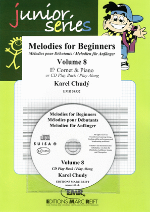 Book cover for Melodies for Beginners Volume 8