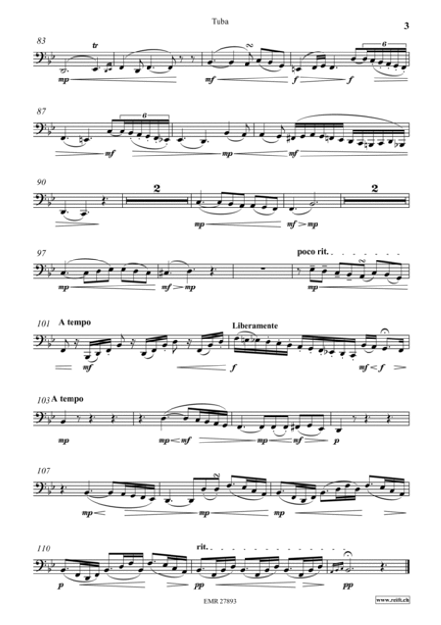 Notturno Tuba scores gallery preview page 4