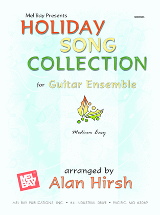 Book cover for Holiday Song Collection for Guitar Ensemble
