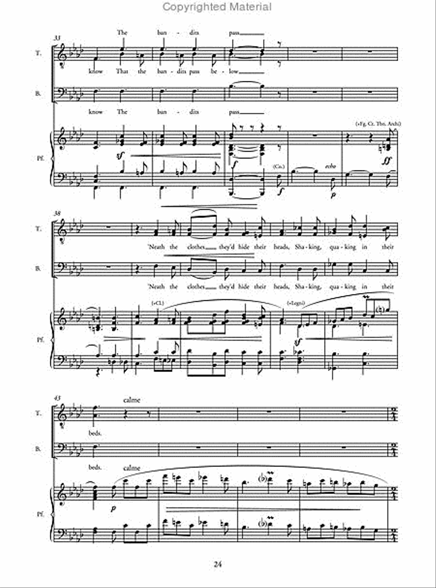 The Magic Opal (reducció per a veus i piano) 4-Part scores gallery preview page 4