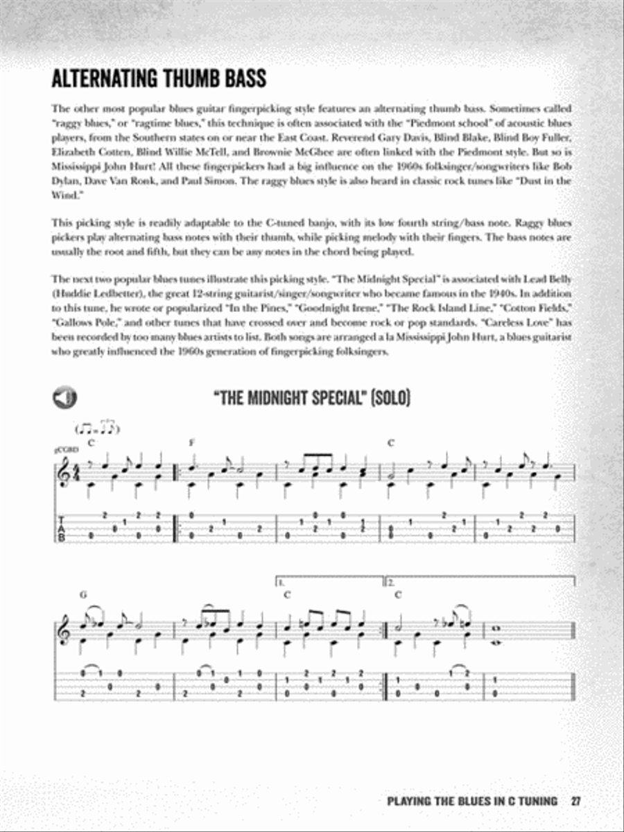 Blues Banjo Electric Guitar scores gallery preview page 5
