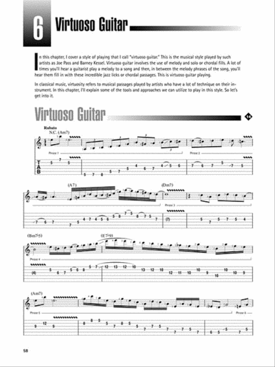 Jazz Solos for Guitar Electric Guitar scores gallery preview page 6