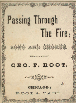 Book cover for Passing Through the Fire. Song and Chorus