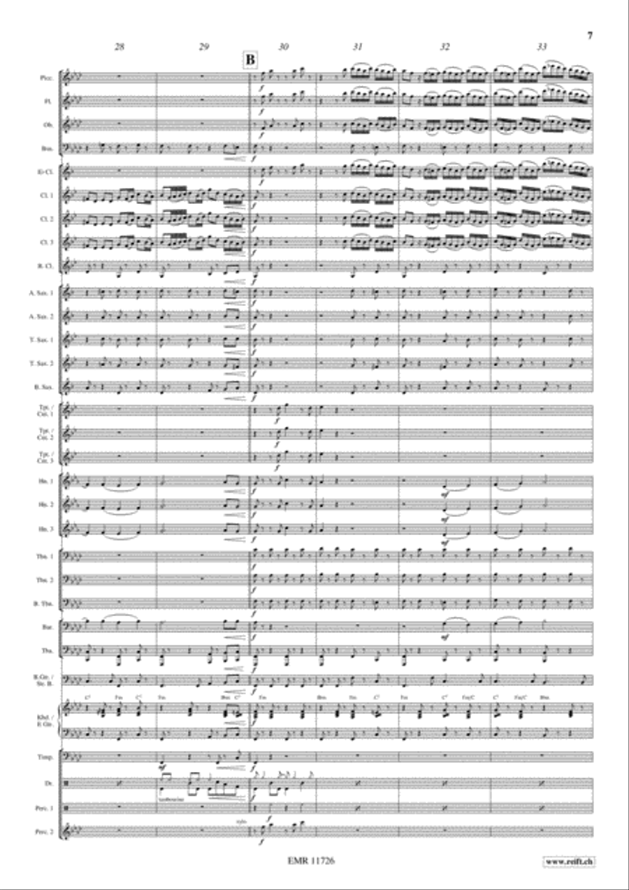 Rocky Bach Concert Band scores gallery preview page 8