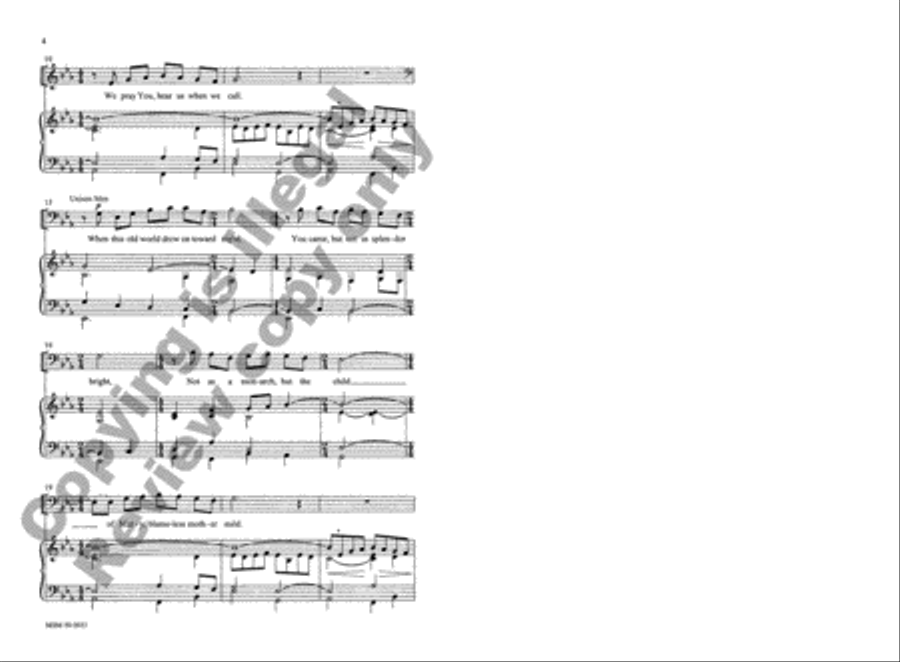 Advent Supplication Advent Supplication 4-Part scores gallery preview page 3