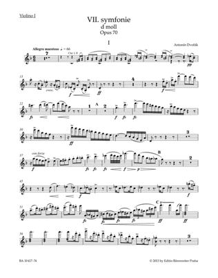 Symphony Nr. 7 D minor op. 70