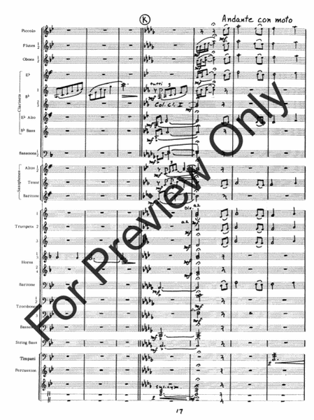 Overture On An Early American Folk Hymn - Full Score