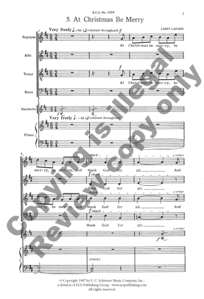 Ringeltänze 5. At Christmas Be Merry (Choral Score)