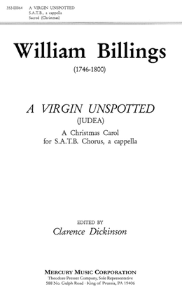 Book cover for A Virgin Unspotted (Judea)