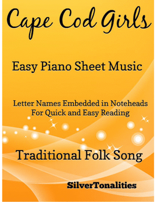 Cape Cod Girls Easiest Piano Sheet Music